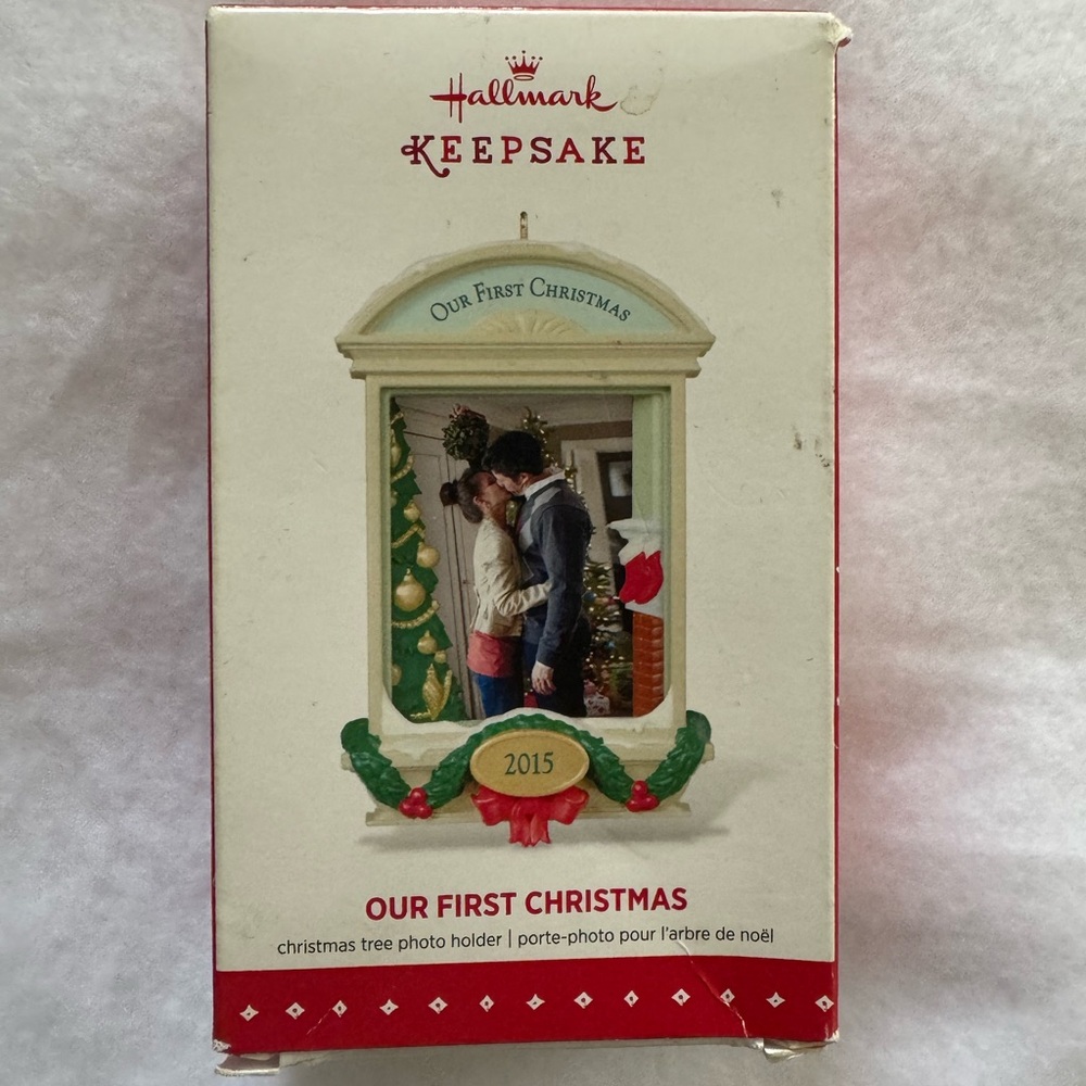 Hallmark Red and White Keepsake Box
2015 Our First Christmas